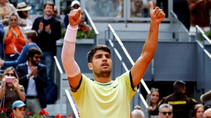 Alcaraz&#039;s pursuit for third straight Madrid Open crown continues by defeating Seyboth Wild