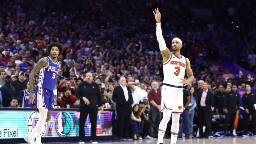 NBA: Knicks survive 76ers to advance, Pacers eliminate Bucks with rout