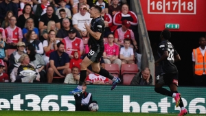 Jordan Hugill snatches Rotherham’s first away point of the season at Southampton