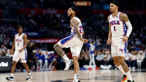NBA: 76ers down Harden&#039;s Clippers