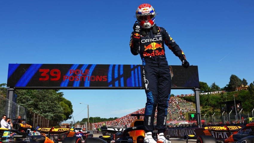 Verstappen claims record-equalling eighth consecutive pole for Emilia Romagna Grand Prix