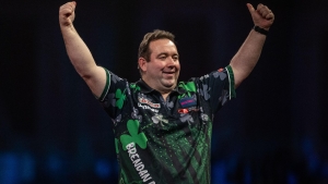 Michael van Gerwen’s World Matchplay defence ended by Brendan Dolan in opener