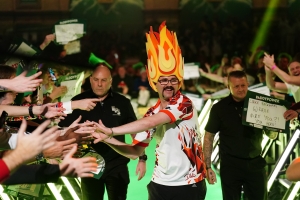 Luke Little continues dream World Championship with victory over Andrew Gilding