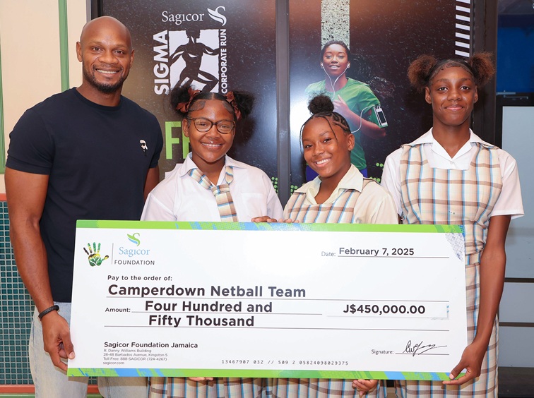 Asafa Powell’s Generous Donation Supports Camperdown Netballers' Journey to Florida