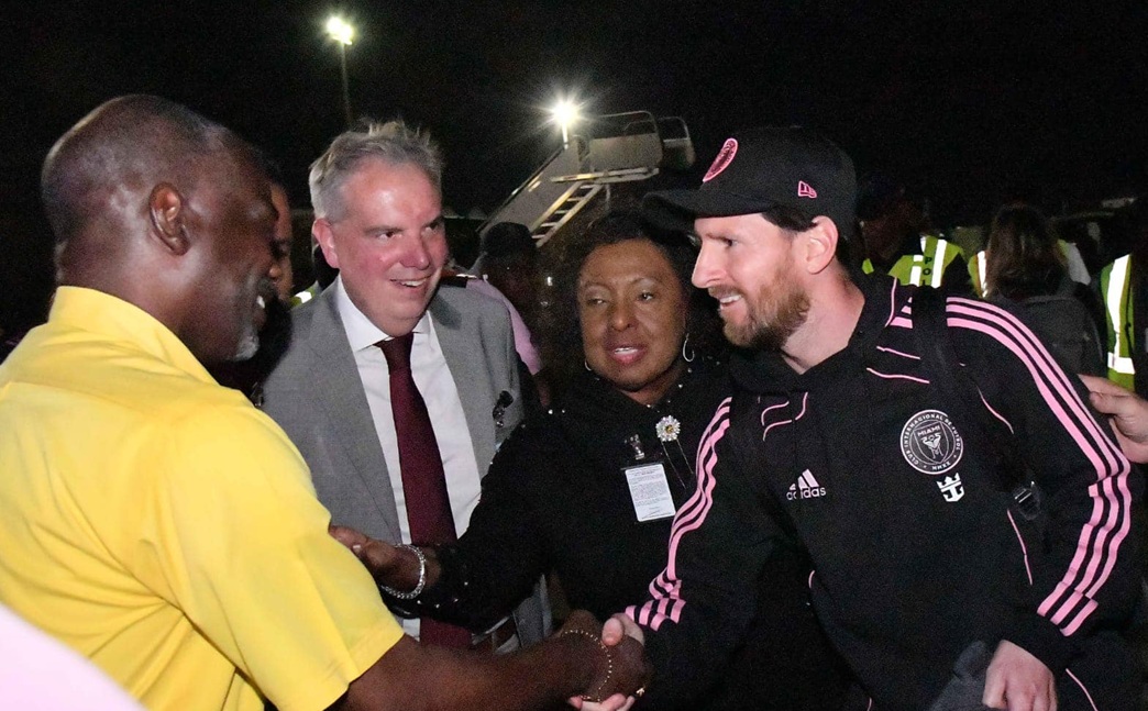 Messi Lands in Jamaica for First Time Ahead of Inter Miami’s CONCACAF Champions Cup Clash with Cavalier SC