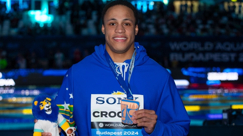 Cayman Islands' Jordan Crooks claims Caribbean’s first medal at World Aquatics Short Course Champs in Budapest