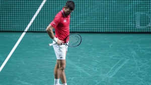 Novak Djokovic left to rue ‘bitter’ end to season as Serbia beaten in Davis Cup