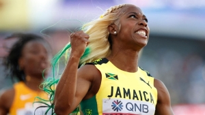 G.O.A.T! Shelly-Ann Fraser-Pryce wins historic fifth 100m world title as Jamaica sweeps the medals in Oregon