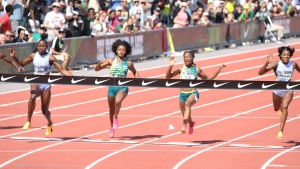 Jackson claims women's 100m Diamond League title, as Thompson-Herah, Morrison end with season's best times