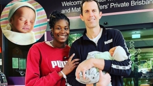 Sunshine Girl Romelda Aiken George and husband Dan welcome daughter Gianna