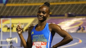 Hydel's Kerrica Hill smashes 100m Hurdles record in semi-finals at Champs 2022