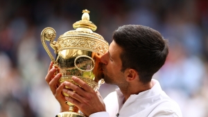 Wimbledon: Djokovic hails 'legends' Federer and Nadal after claiming 20th grand slam title