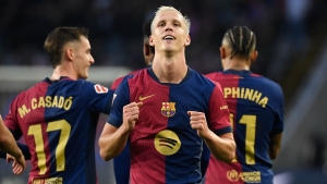 Barcelona 3-1 Espanyol: Olmo brace sends Blaugrana nine points clear