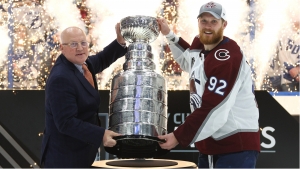 Stanley Cup: Colorado's MacKinnon and Johnson react to drought-breaking Avalanche championship