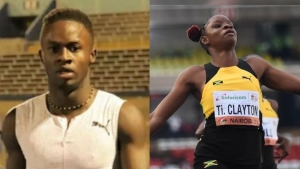 Blake, Clayton win 60m titles at Gibson Relays