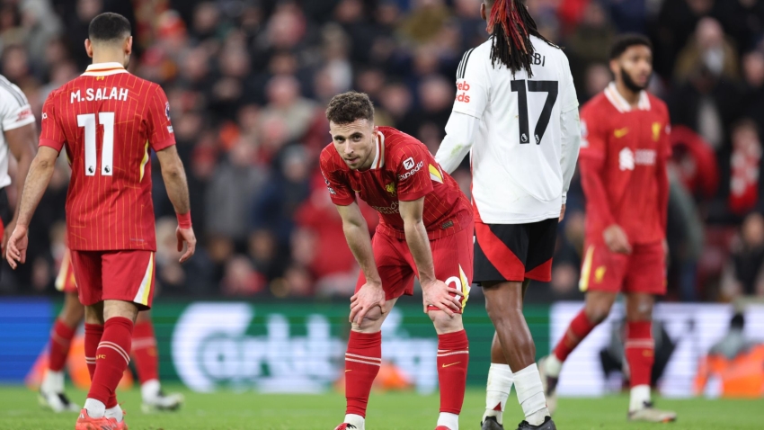 Liverpool 2-2 Fulham: Jota rescues point for 10-man Reds