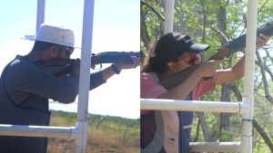 Nicholas Benjamin an Aliana McMaster cop major titles at Jackson Bay Hunting & Fishing Club Sporting Clay tournament