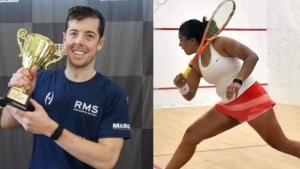 Chris Binnie wins record 10th singles title, Ashley Khalil takes women's crown at Caribbean Squash Championships