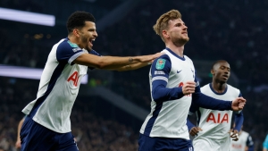 Tottenham 2-1 Manchester City: Werner ends drought as Guardiola's side eliminated