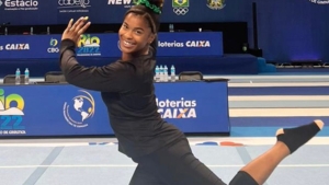 Tyesha Mattis thrilled at debut performance for Jamaica at Pan Am Championships as teammate Caleb Faulk executes new skill