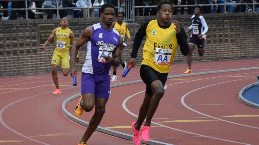 KC wins third straight Championship of America 4x400m title at Penn Relays; JC wins 4x800m