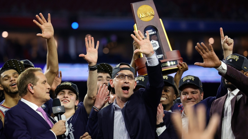 March Madness: 'This was our vision, this was our dream', says UConn coach Hurley after NCAA title triumph