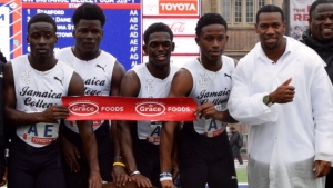 JC run 40.97 to win Championship of America HS Boys 4x100m title at Penn Relays