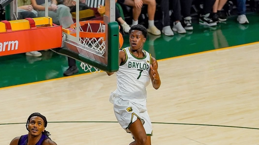 Edgecombe has 16 points, nine rebounds as Baylor beat Norfolk State in NCAA Division 1 Basketball