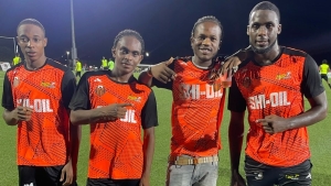 Jamaican dancehall sensation Jahshii inspired Slingerz FC ahead of emphatic victory over Fruta Conquerors