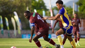 Positive start: Chapelton Maroons edge Harbour View 2-1 on return to top-flight football