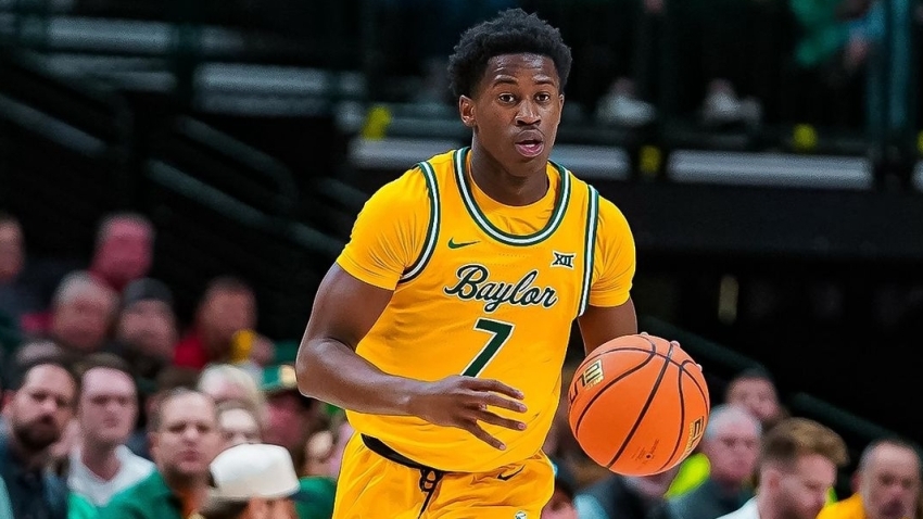 Bahamian VJ Edgecombe records near triple double to help Baylor Bears demolish Sam Houston Bearcats