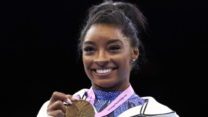 Simone Biles makes history with 34th elite level gymnastics medal