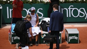 French Open: Barty describes retirement against Linette as 'heartbreaking'