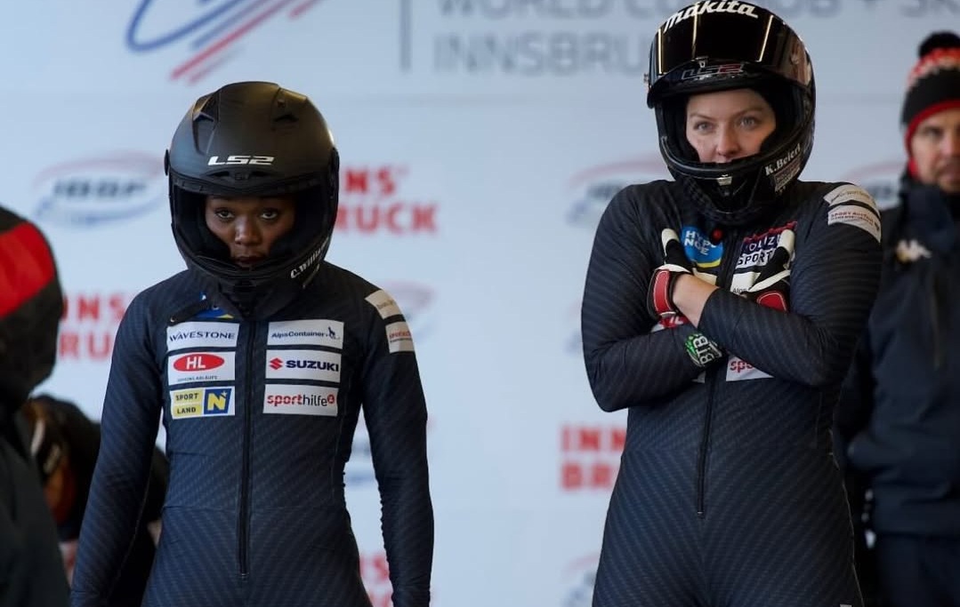 Christania Williams and Katrin Beierl Finish Fourth at European Bobsled Championships