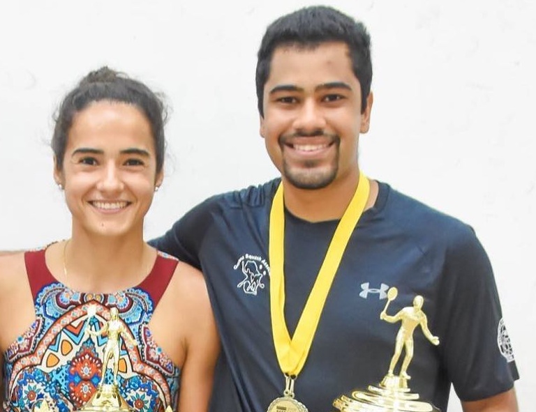 Jason-Ray Khalil and Nicollette Fernandes Claim Singles Titles at One Guyana President's Cup Squash Championships