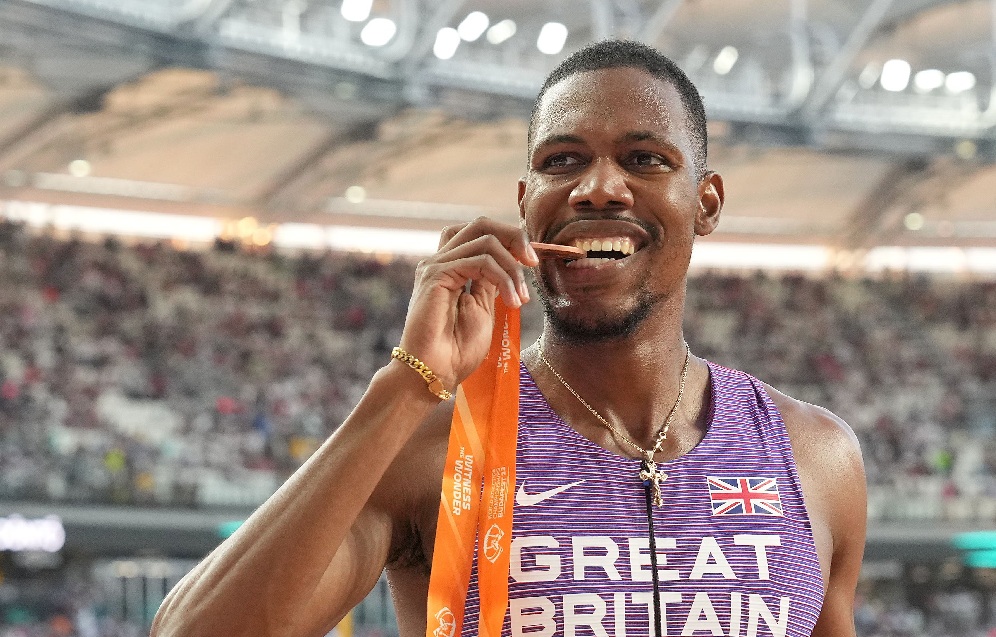 Olympic medallist Zharnel Hughes Joins Grand Slam Track 