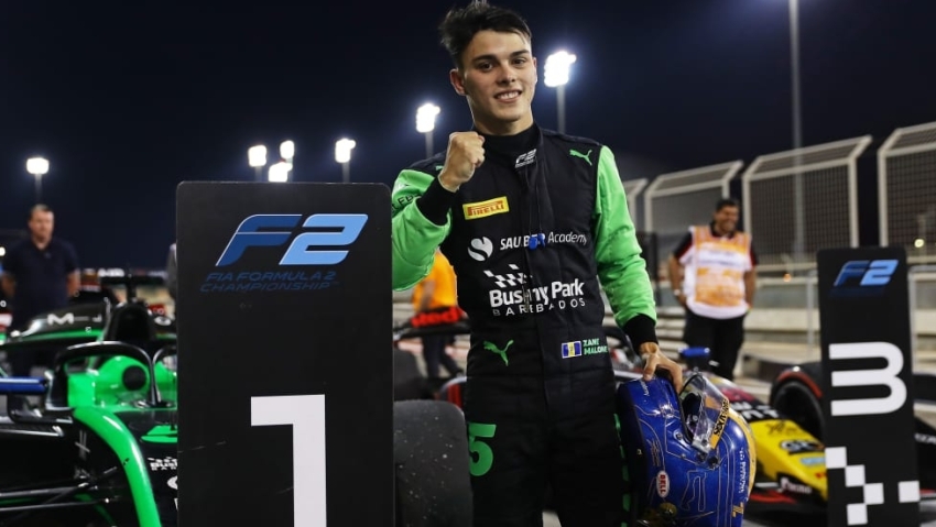 Bajan sensation Maloney secures maiden F2 win; hunts another in Saturday's feature