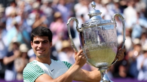 Carlos Alcaraz sees himself as one of the Wimbledon favourites after Queen’s win