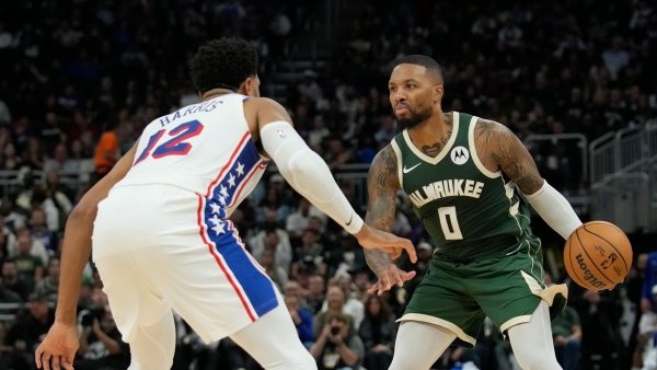 NBA: Milwaukee Bucks newcomer Damian Lillard scores 39 in win over Philadelphia 76ers