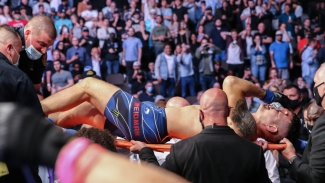 UFC 261: Silva consoles Weidman after gruesome leg injury