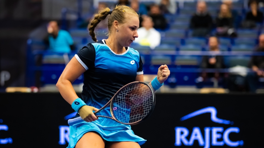 Qualifier Blinkova makes first singles final in Romania