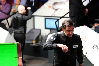 Ronnie O’Sullivan knocked out of World Championship by ‘phenomenal’ Luca Brecel