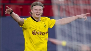 Haaland at the double for Dortmund again to make Champions League history