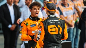 Norris disappointed by McLaren team-mate Piastri in Monza