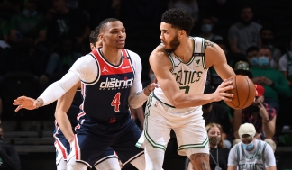Tatum scores 50 as Celtics earn playoff clash with Nets, Pacers eliminate Hornets