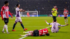 Martinez red &#039;decisive&#039; in PSV defeat, say Girona&#039;s Michel and Blind