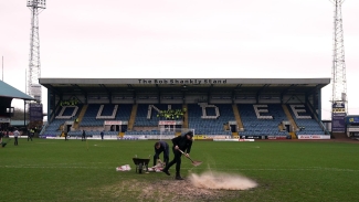 Dundee facing second pitch inspection before clash with Motherwell can go ahead
