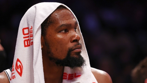 Nets&#039; Durant fined $25K for throwing ball into stands