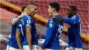 Liverpool 0-2 Everton: Reds slump continues as Toffees end Anfield misery