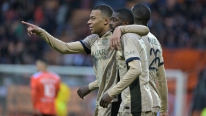 PSG close in on Ligue 1 title with 4-1 win at Lorient